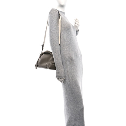 Fendi Vitello Stampa Granata Macro Stitchings Medium By The Way Boston Bag Tartufo 2 of 15