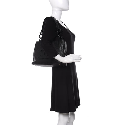 Chanel Caviar CC Tote Black 2 of 12