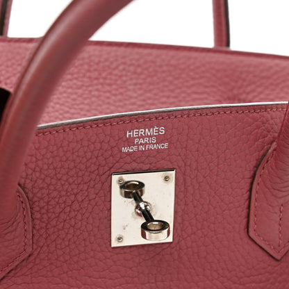 Hermes Taurillon Clemence BIRKIN 40 Bois de Rose 8 of 12
