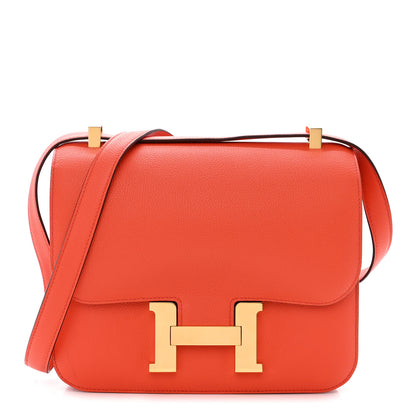 Hermes Evercolor Constance 24 Orange Poppy 1 of 12