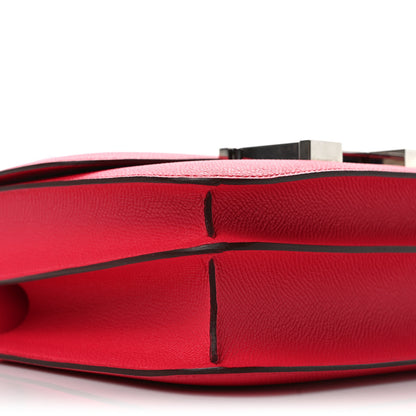 Hermes Epsom Shiny Alligator Lizard Constance 24 Rose Extreme Rose Poupre Etru Ombre 8 of 12