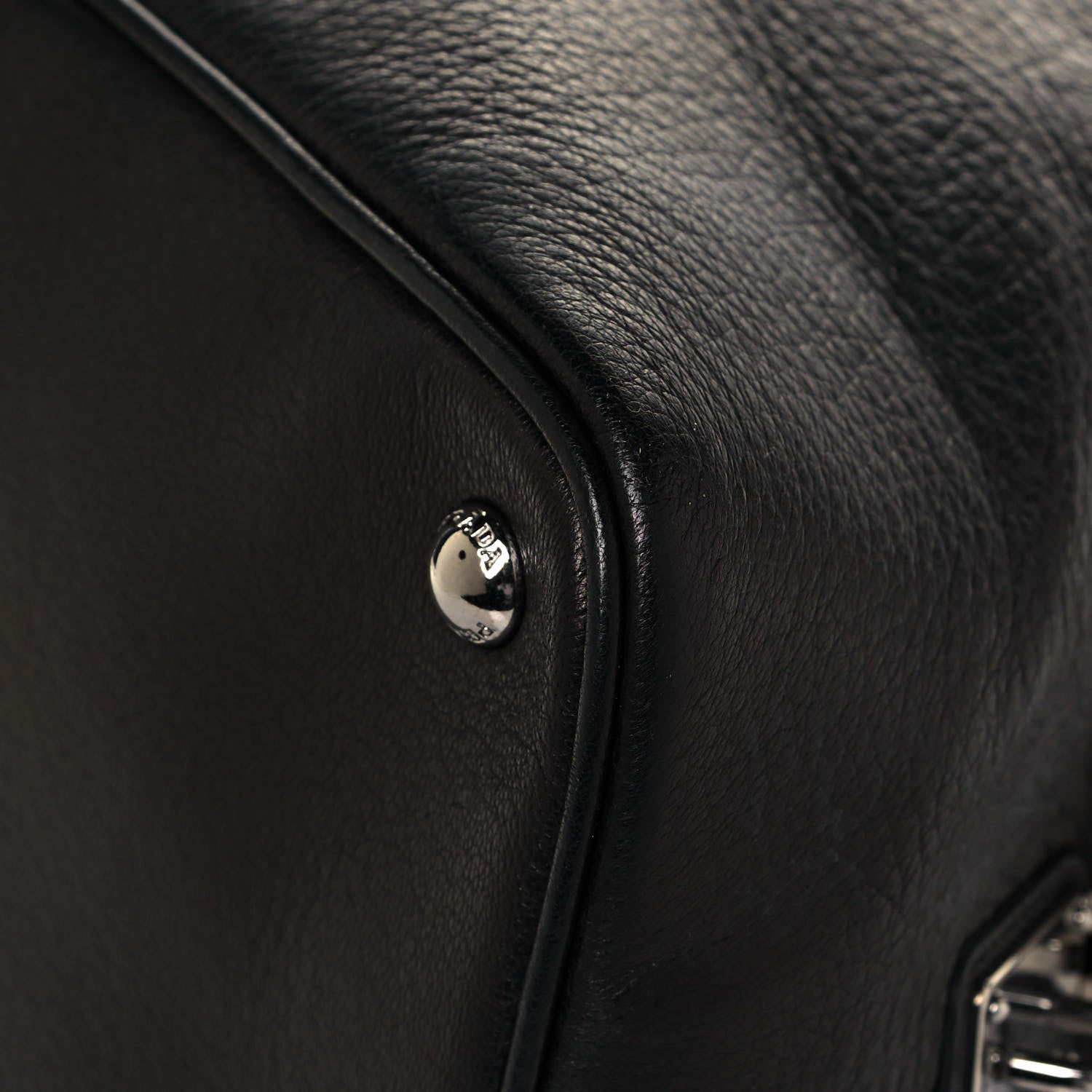 Prada Cervo Bauletto Bag Argilla Black 14 of 14