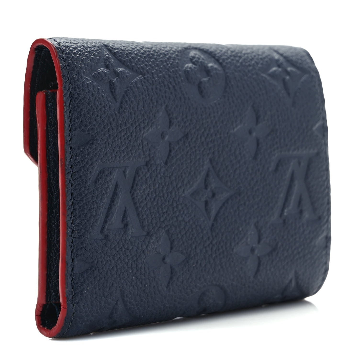 Louis Vuitton Empreinte Victorine Wallet Marine Rouge 3 of 8