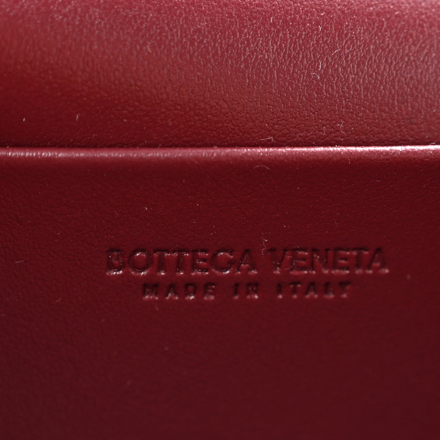 Nappa Intrecciato Bang Bang Vanity Case Barolo