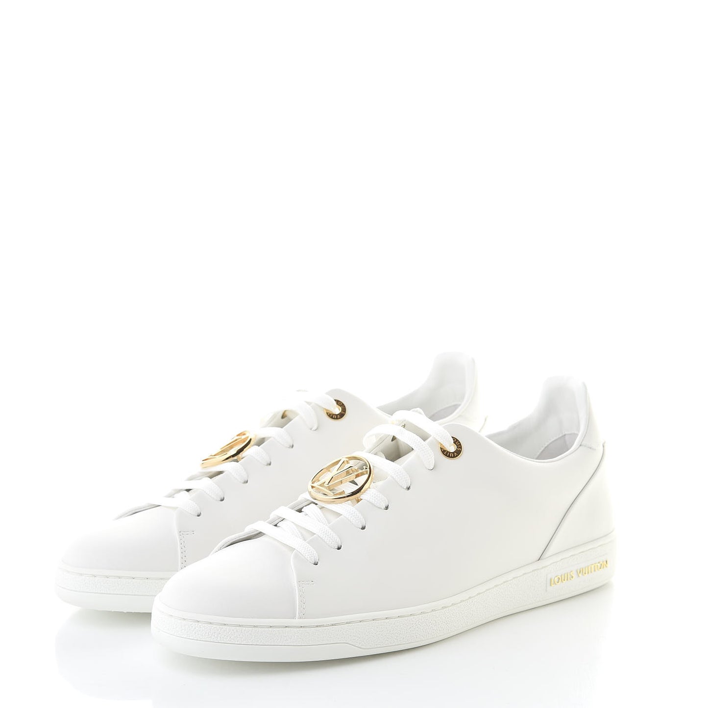 Calfskin Frontrow Sneakers 41 White