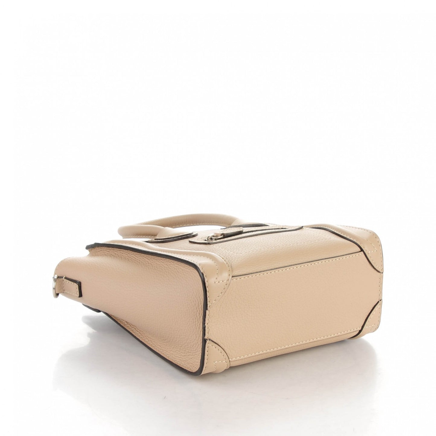 Drummed Calfskin Nano Luggage Dune