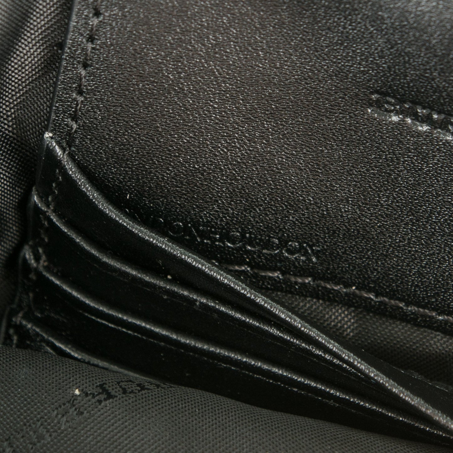 Signature Grain Calfskin Check Embossed Peyton Crossbody Clutch Bag Black