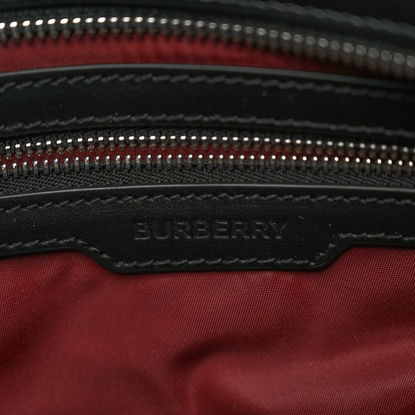 Nylon Logo Small Ardwell Tote Dark Red