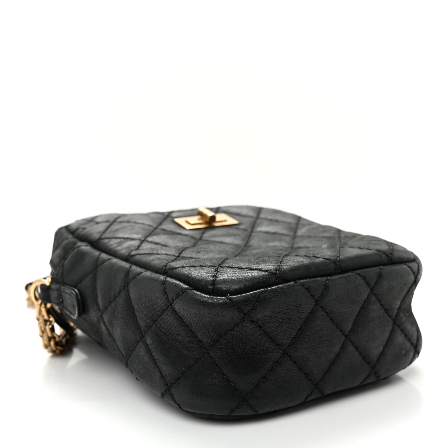 Chanel Nubuck Iridescent Calfskin Quilted Reissue Camera Case
