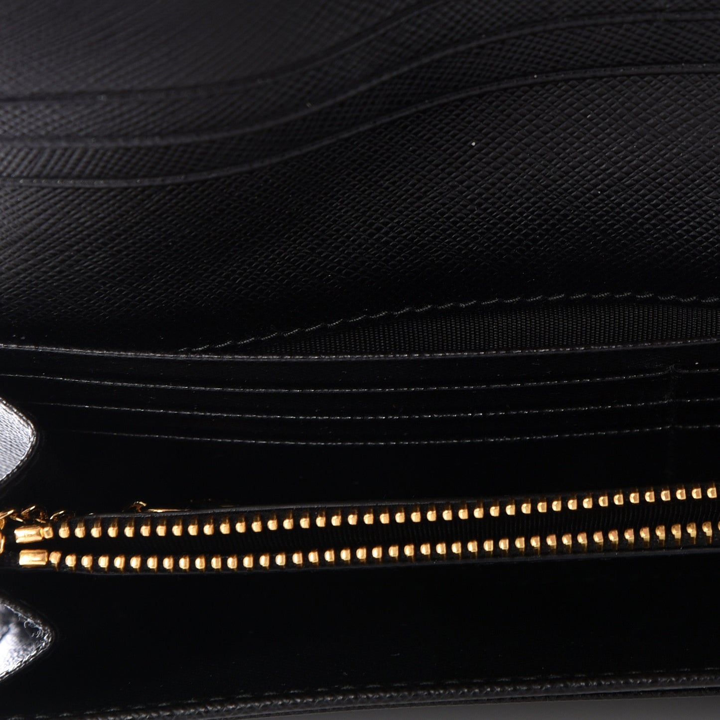 Tessuto Nylon Continental Flap Wallet Black