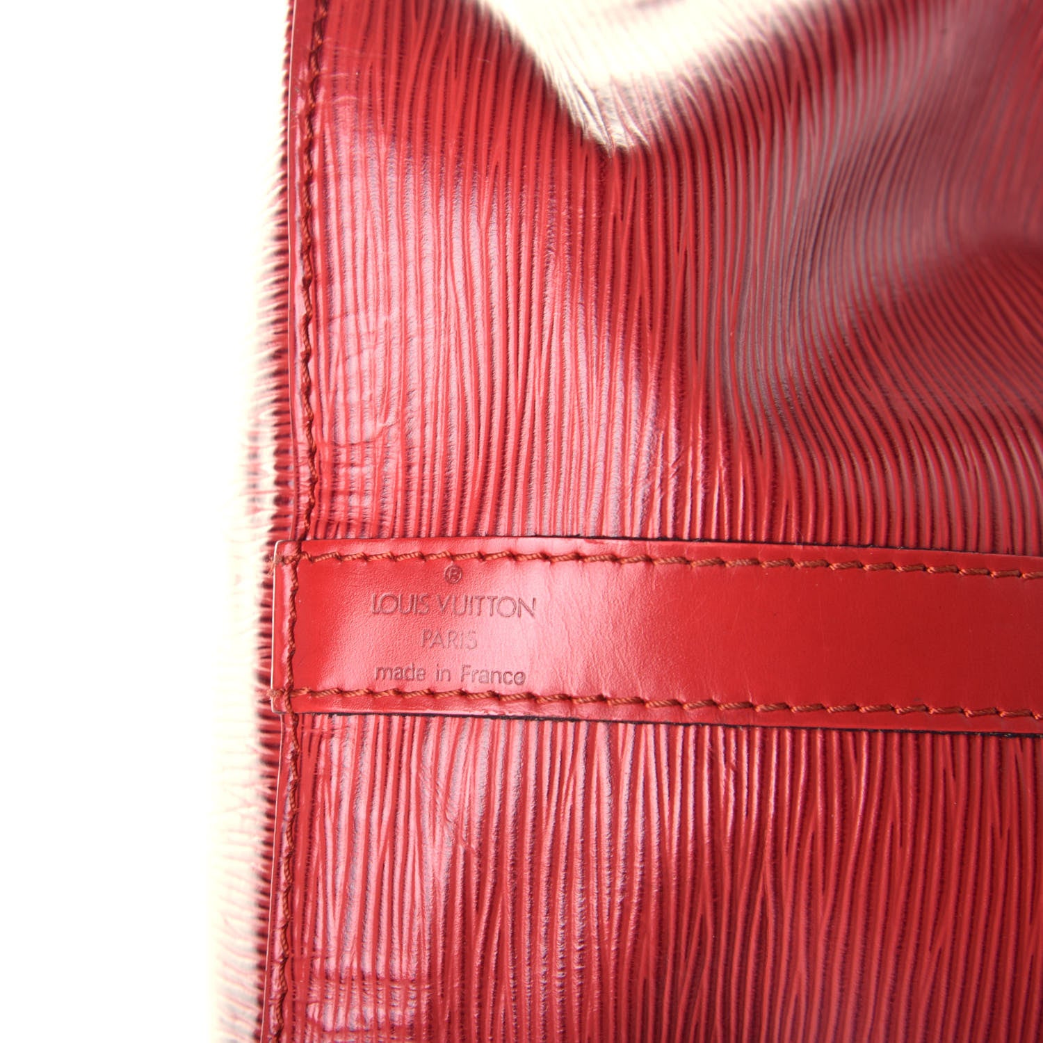 Louis Vuitton Epi Petit Noe Castillan Red 6 of 10