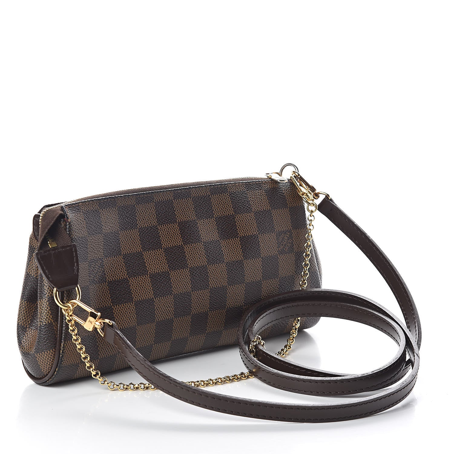 Louis Vuitton Damier Ebene Eva Clutch 3 of 11