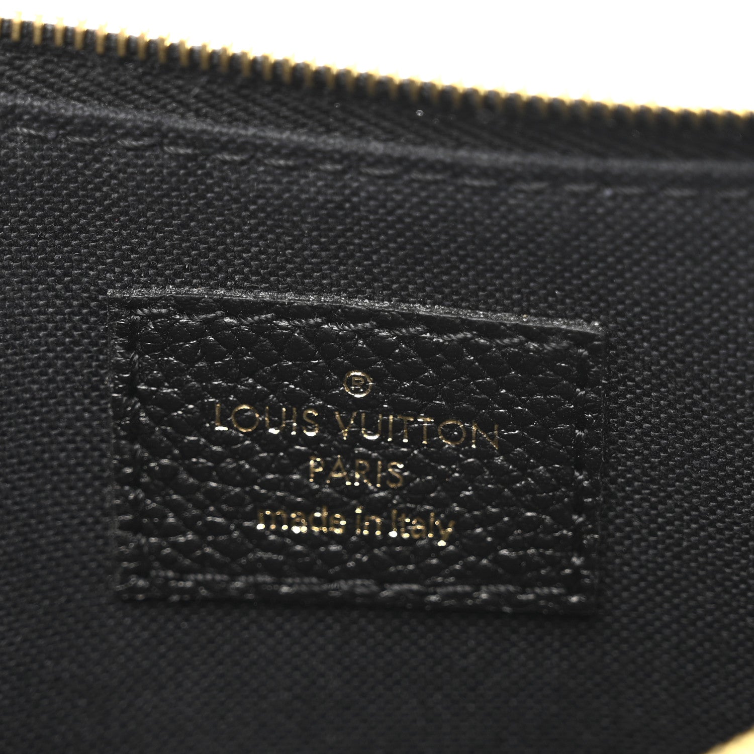 Louis Vuitton Empreinte Monogram Liv Pochette Black 7 of 12