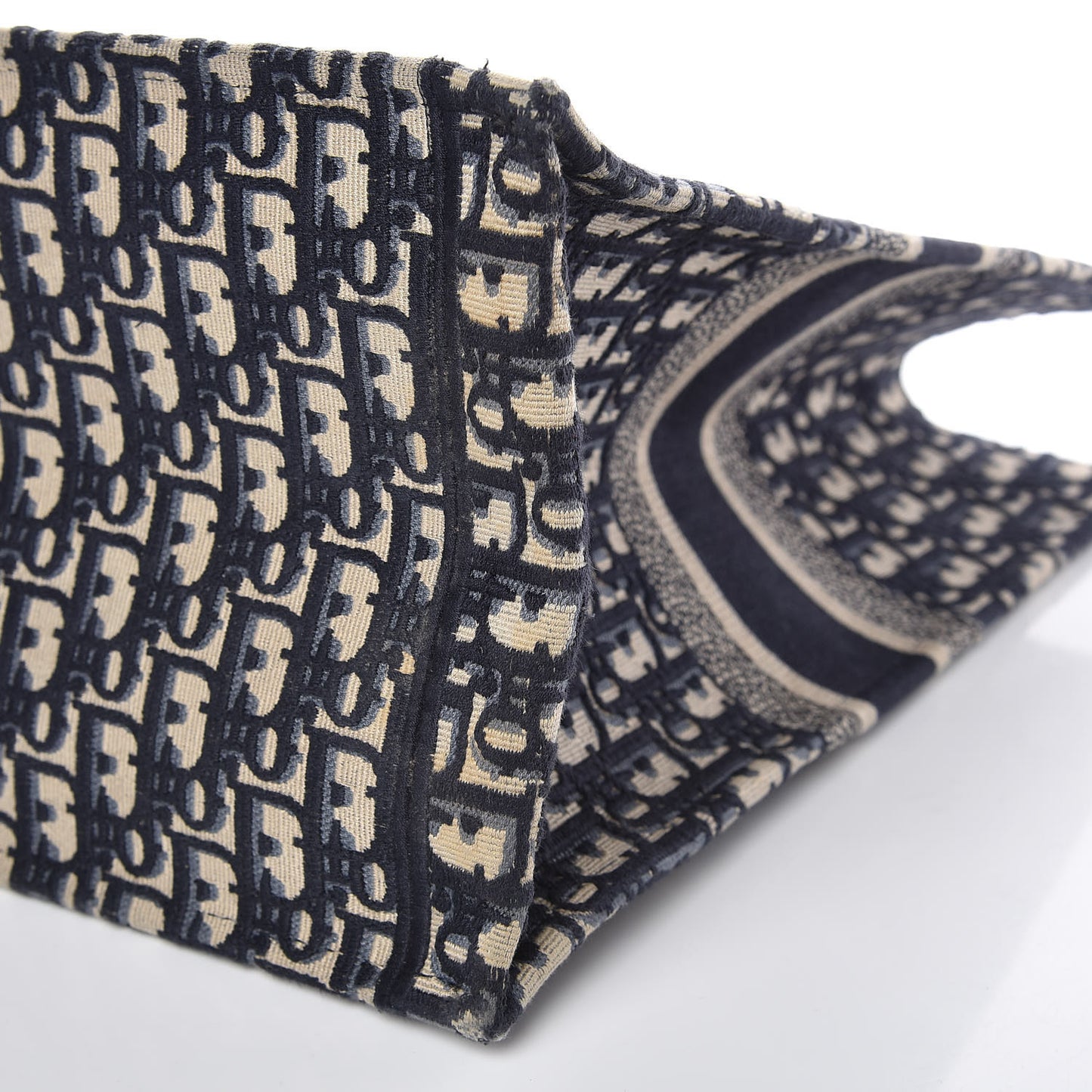 Oblique Book Tote Blue Multicolor