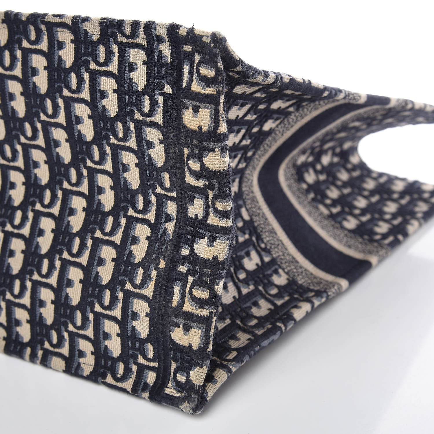 Christian Dior Oblique Book Tote Blue Multicolor 9 of 11