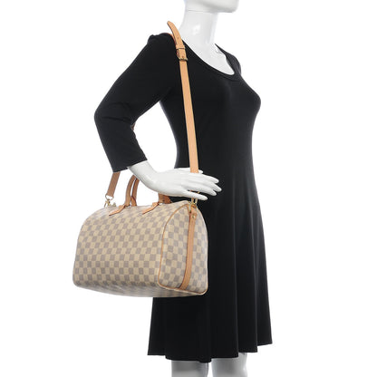 Louis Vuitton Damier Azur Speedy Bandouliere 30 2 of 9