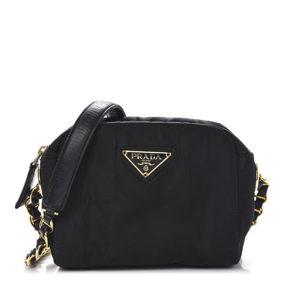 Prada Tessuto Nylon Mini Camera Crossbody Black 1 of 9