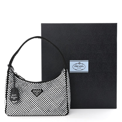 Prada Satin Crystal Mini Re-Edition 2000 Bag Cristal 13 of 13