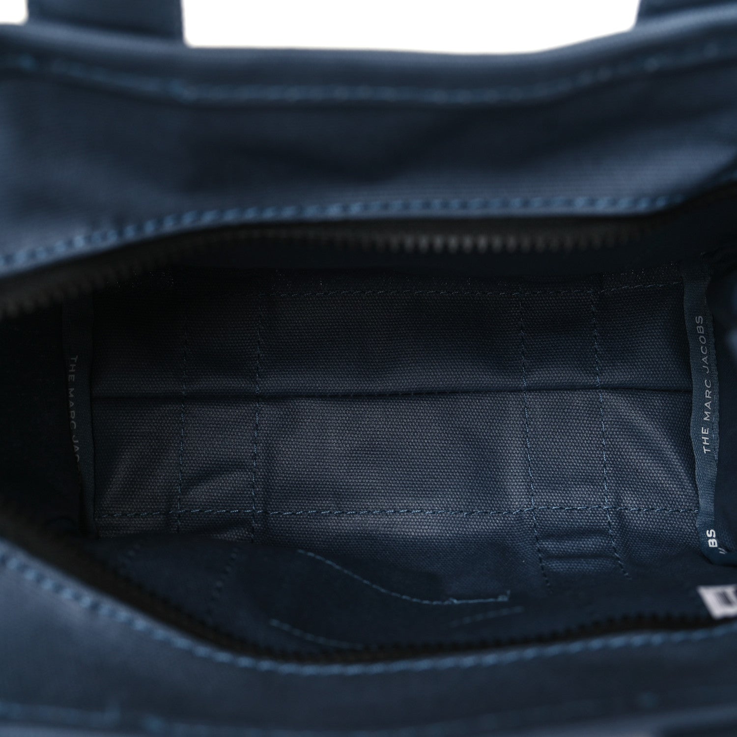 Marc Jacobs Cotton Canvas Mini The Tote Bag Blue Shadow 5 of 8