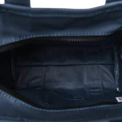 Marc Jacobs Cotton Canvas Mini The Tote Bag Blue Shadow 5 of 8