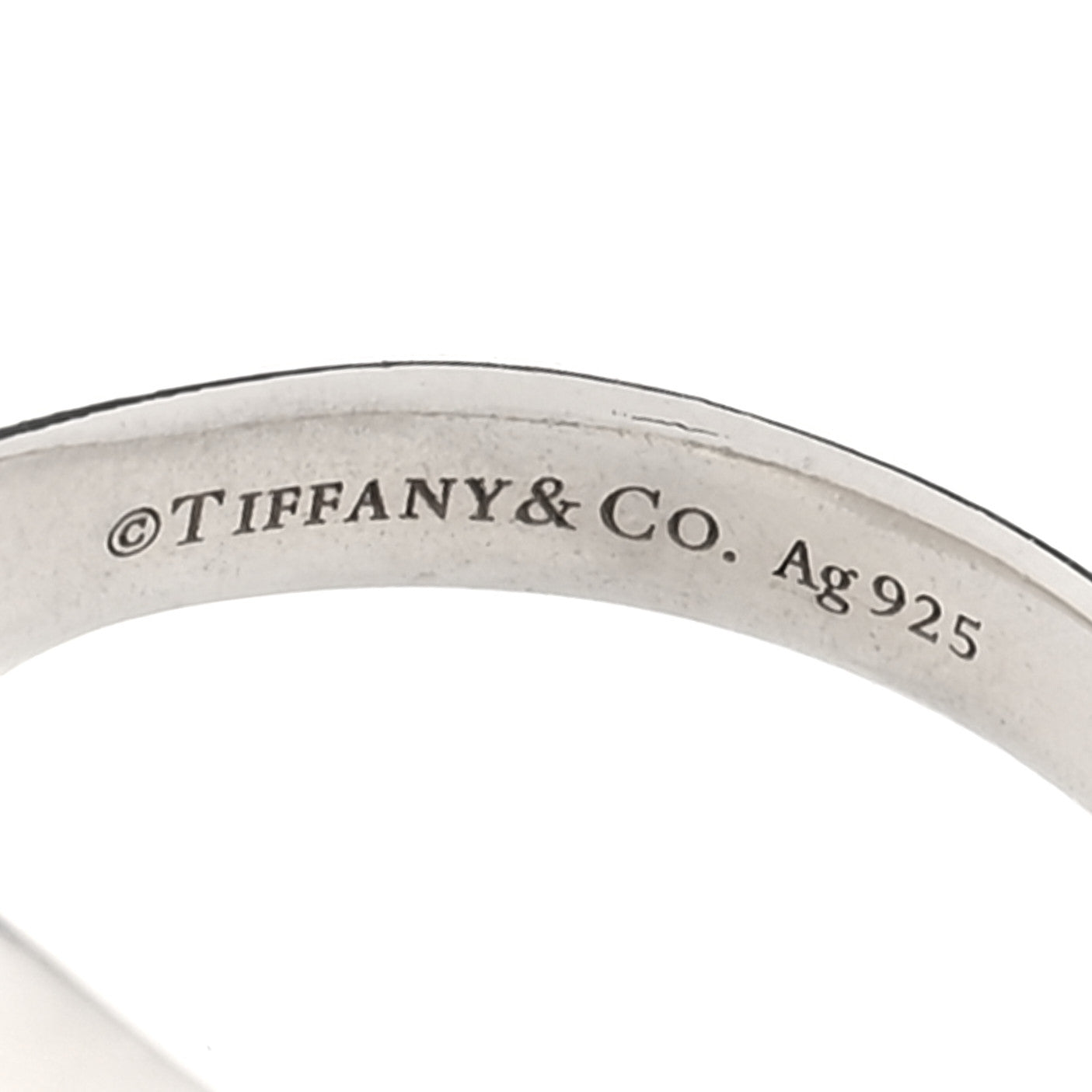 Sterling Silver Return to Tiffany Heart Signet Ring 50 5.5