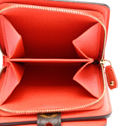 Louis Vuitton Monogram Perforated Compact Zipped Wallet Orange 6 of 6