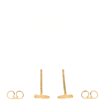 Tiffany 18K Yellow Gold Mini Paloma's Graffiti X Earrings 3 of 6