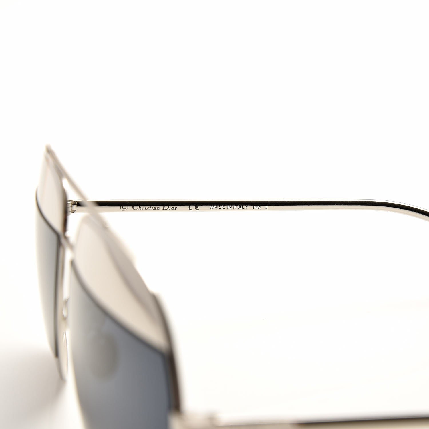 Christian Dior Split 1 Aviator Sunglasses Silver 5 of 7