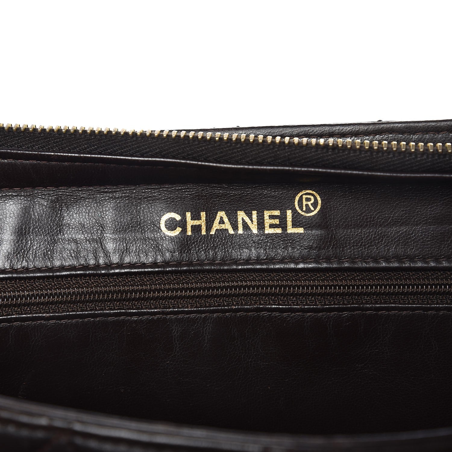 Chanel Lambskin Quilted Shoulder Bag Dark Brown 8 of 15