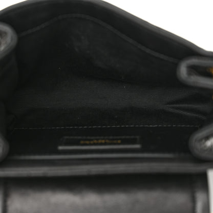 Saint Laurent Lambskin Quilted Monogram Mini Nolita Black 5 of 11