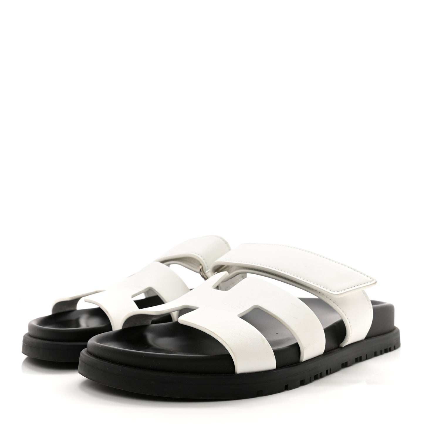 Calfskin Womens Chypre Sandals 36.5 White