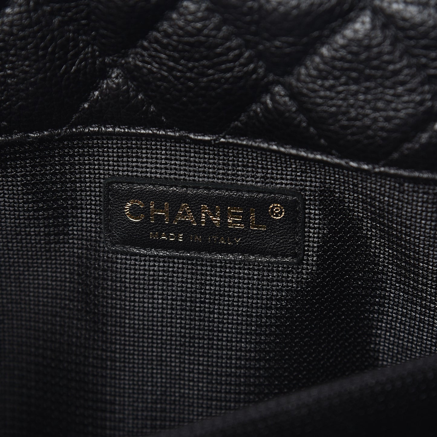 Calfskin Quilted XXL Travel Flap Bag Black