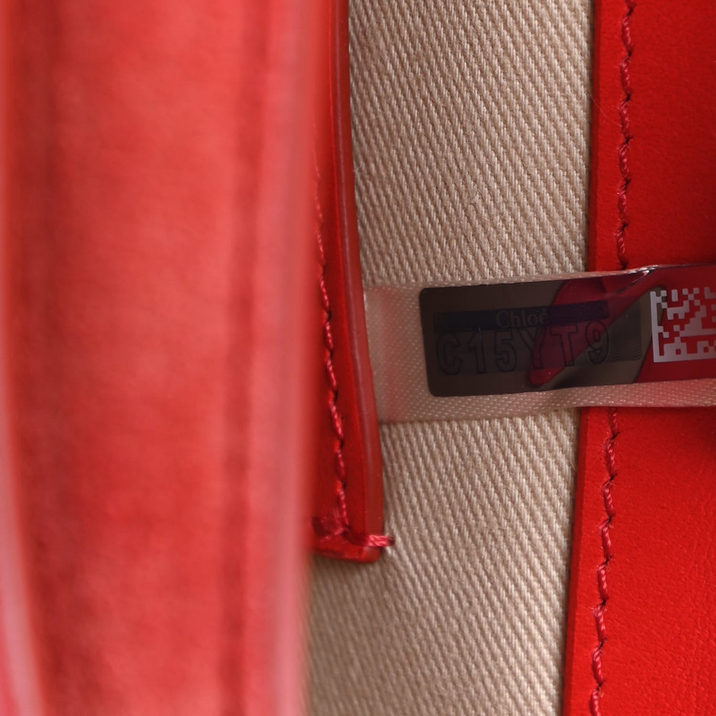 Calfskin Small Tess Bag Gipsy Red