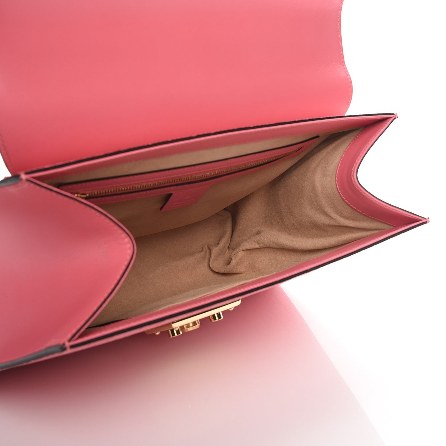 Guccissima Signature Medium Padlock Top Handle Bag Flush