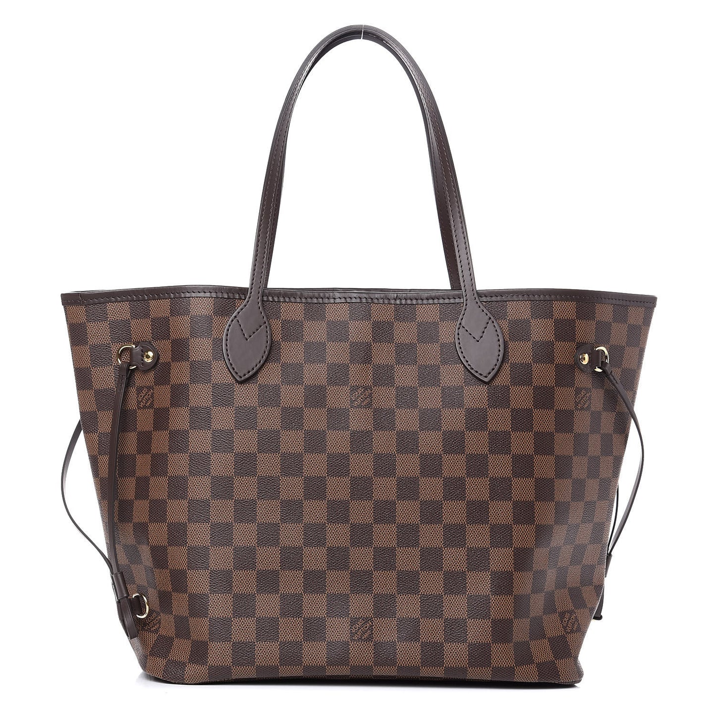 Damier Ebene Neo Neverfull MM Rose Ballerine