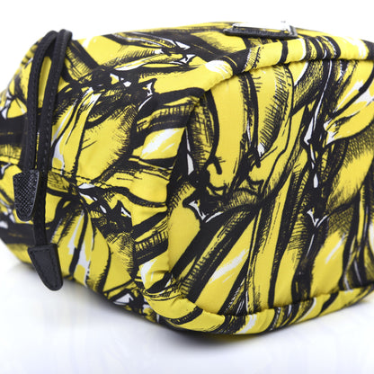 Prada Tessuto Nylon Banane Pouch Giallo 6 of 11