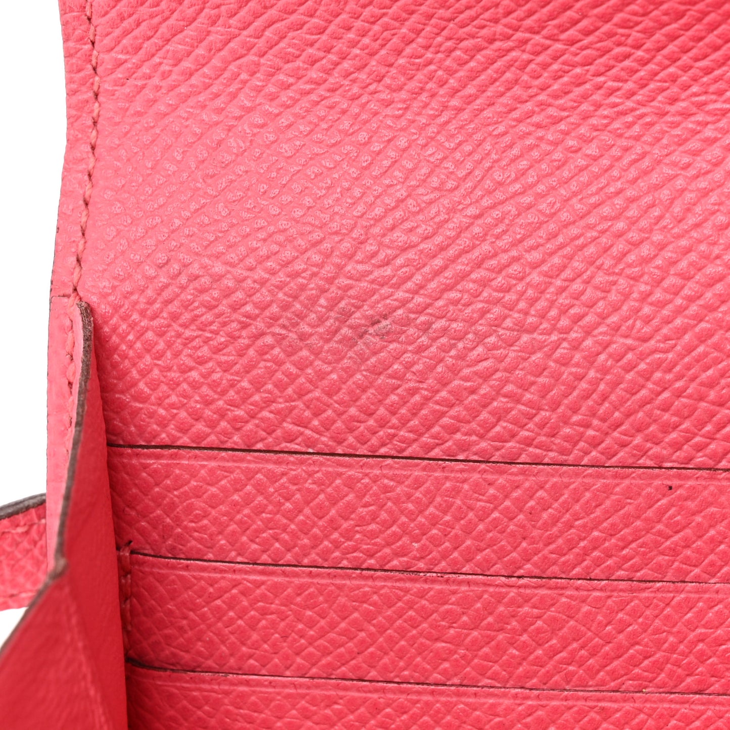 Epsom Kelly Longue Wallet Rose Azalee