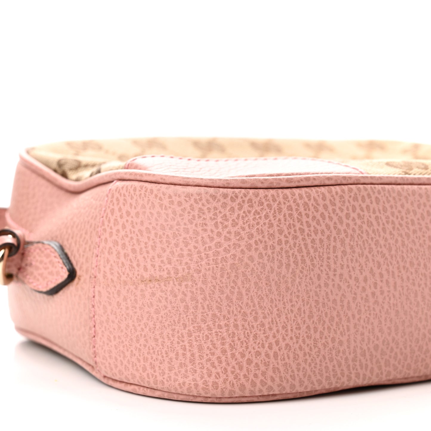 Monogram Mini Bree Messenger Bag Beige Soft Pink