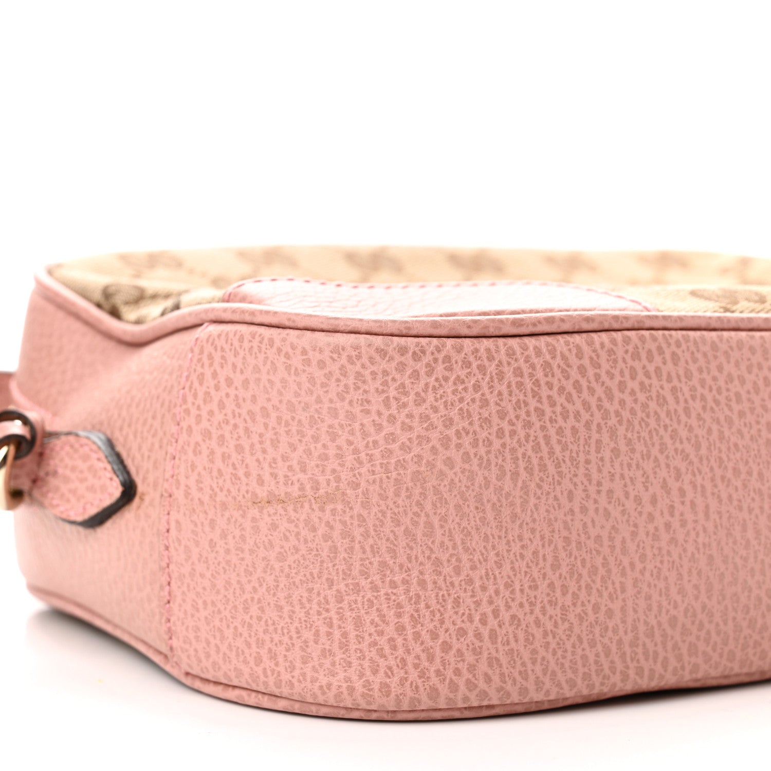 Gucci Monogram Mini Bree Messenger Bag Beige Soft Pink 9 of 12