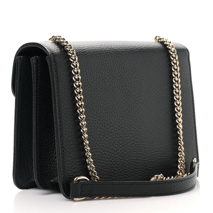 Gucci Dollar Calfskin Small Interlocking G Shoulder Bag Black 3 of 9