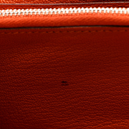 Hermes Chevre Mysore Kelly Longue Wallet Orange 10 of 18