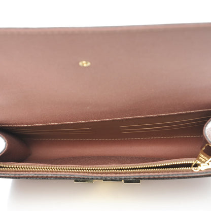 Louis Vuitton Vernis New Sobe Clutch Rose Velours 5 of 6