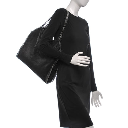 Stella McCartney Shaggy Deer Small Falabella Tote Black 2 of 9