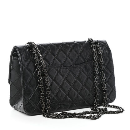 Chanel Aged Calfskin Quilted 2.55 Reissue 225 Flap So Black 3 of 10