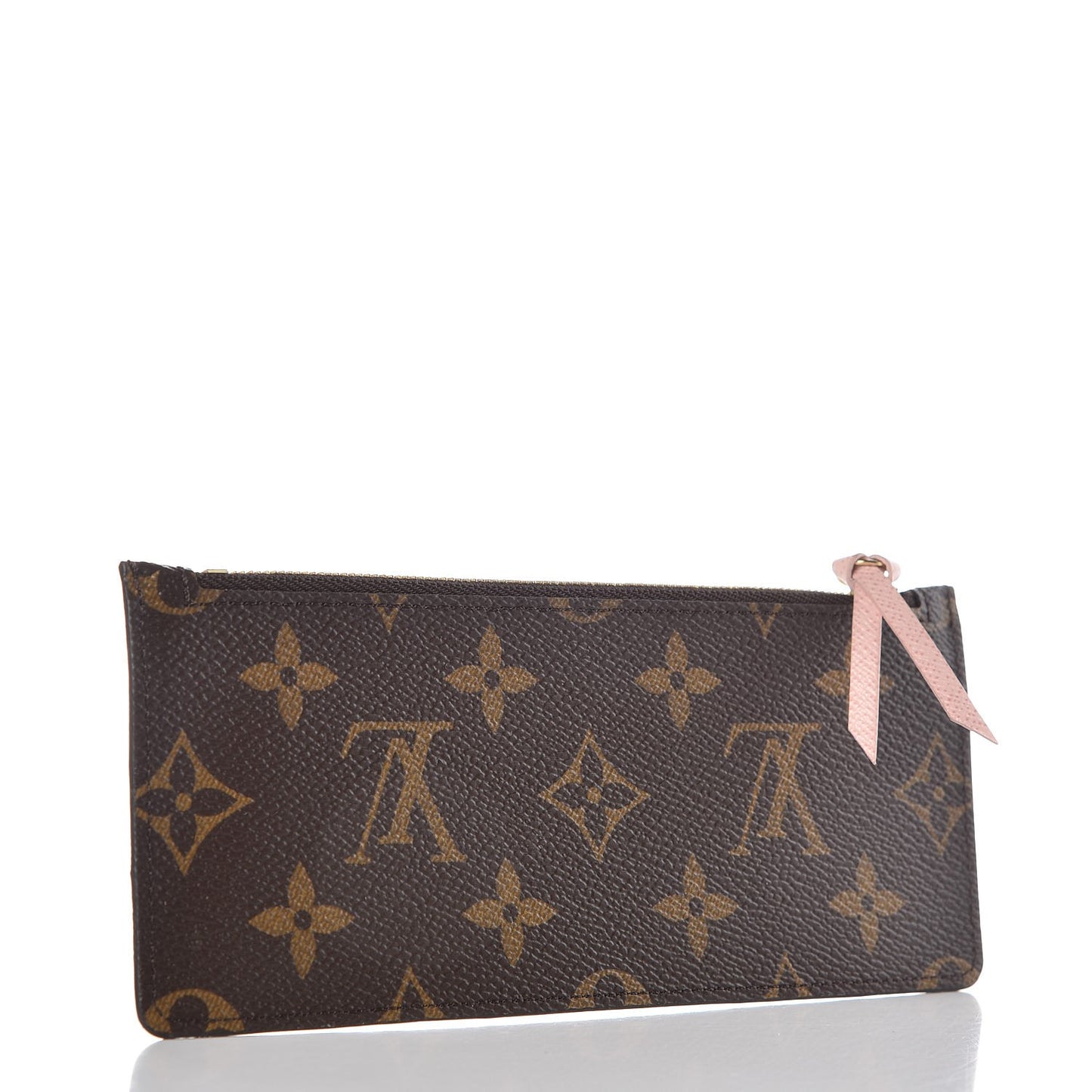 Monogram Josephine Wallet Zippered Insert Rose Ballerine