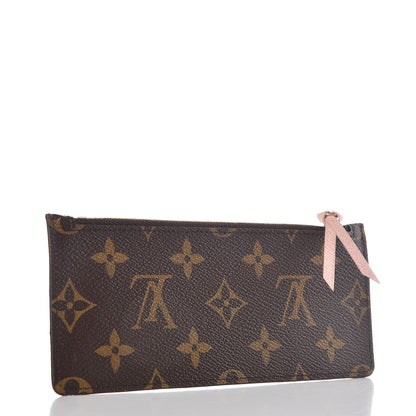 Louis Vuitton Monogram Josephine Wallet Zippered Insert Rose Ballerine 3 of 7