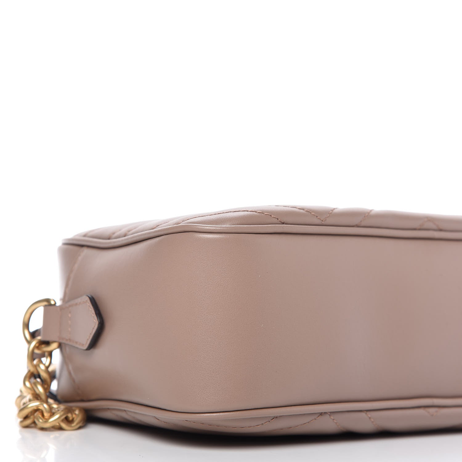 Gucci Calfskin Matelasse Small GG Marmont Chain Shoulder Bag Porcelain Rose 6 of 9