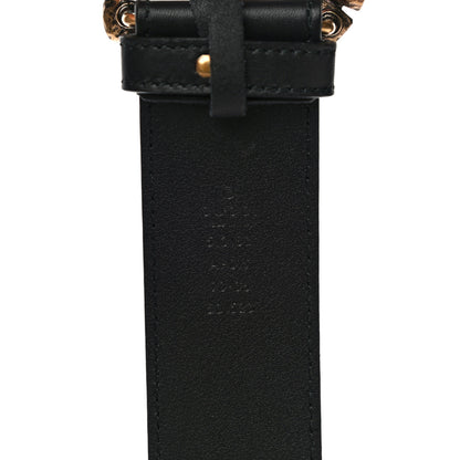 Gucci Calfskin Crystal Double G 40mm Belt 90 36 Black Multicolor 4 of 10