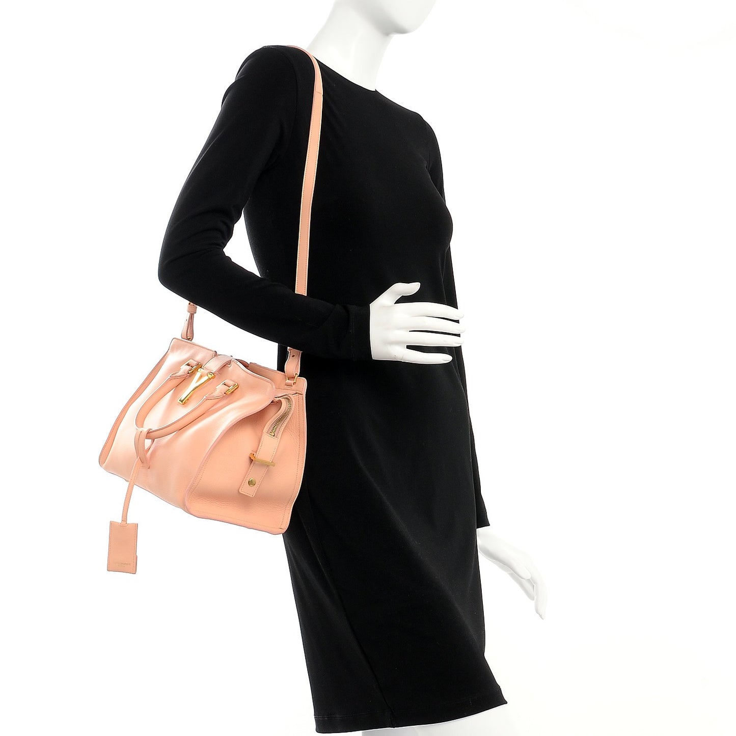 Calfskin Small Classic Y Cabas Blush