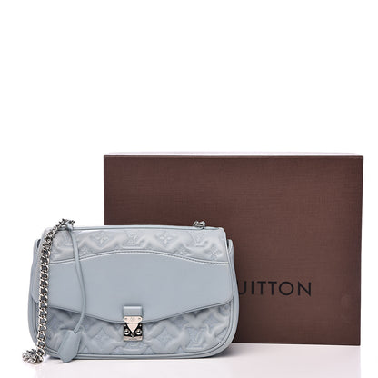 Louis Vuitton Lambskin Mama Broderie Pochette Blue 16 of 16